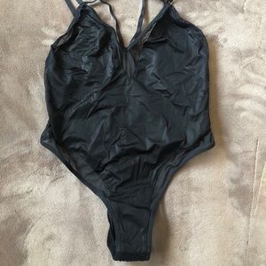 Victoria’s Secret Black Bodysuit Teddy Preowned